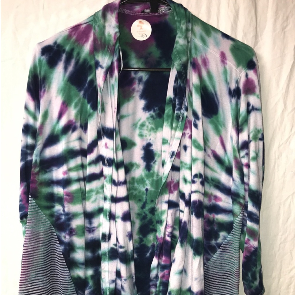 Tie dye cardigan